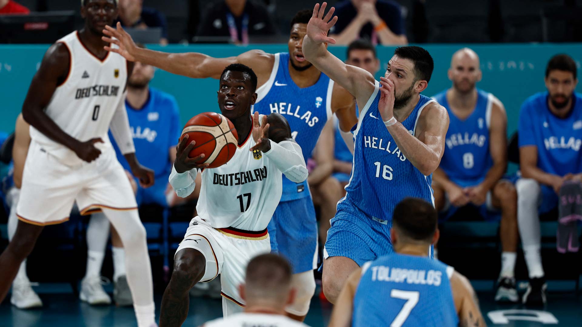 صورة بعنوان: ألمانيا تصعد لقبل نهائي منافسات كرة السلة للرجال بأولمبياد باريس 