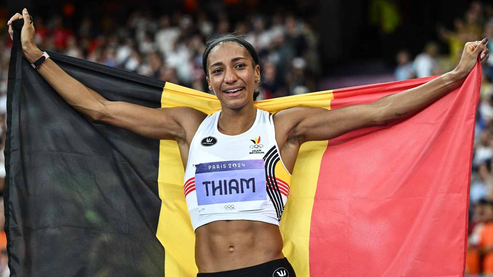 صورة بعنوان: البلجيكية نافيساتو تيام تتوج بذهبية سباعي السيدات 