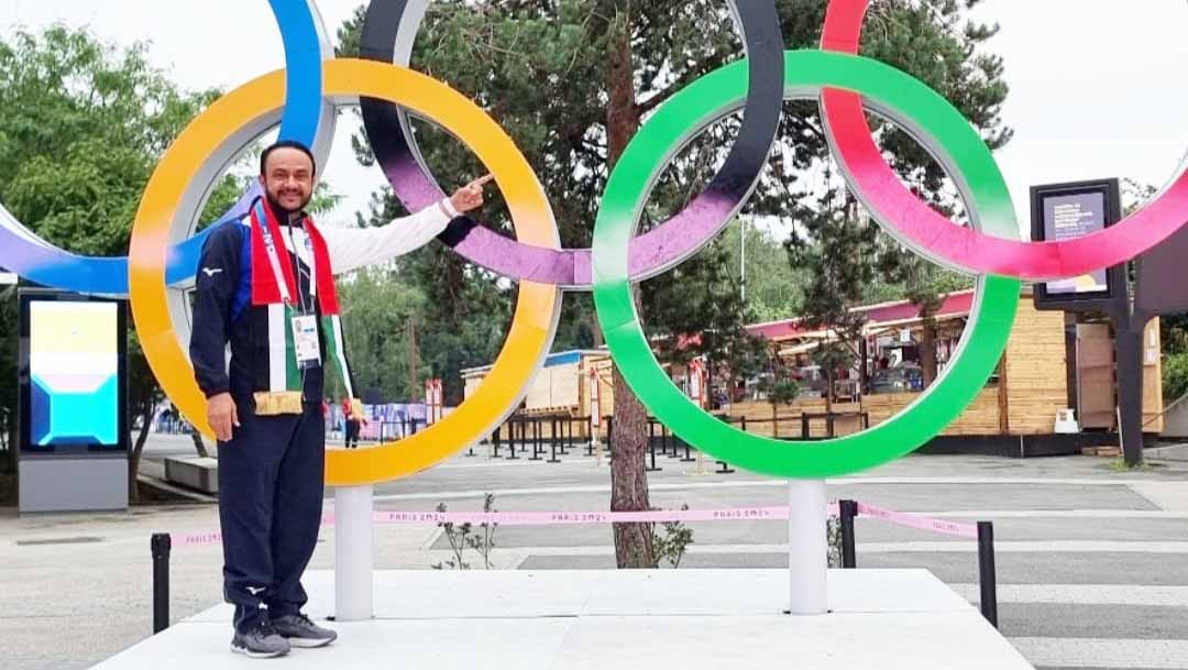 Image for the title: Emirati referee to officiate Paris Olympics volleyball final 