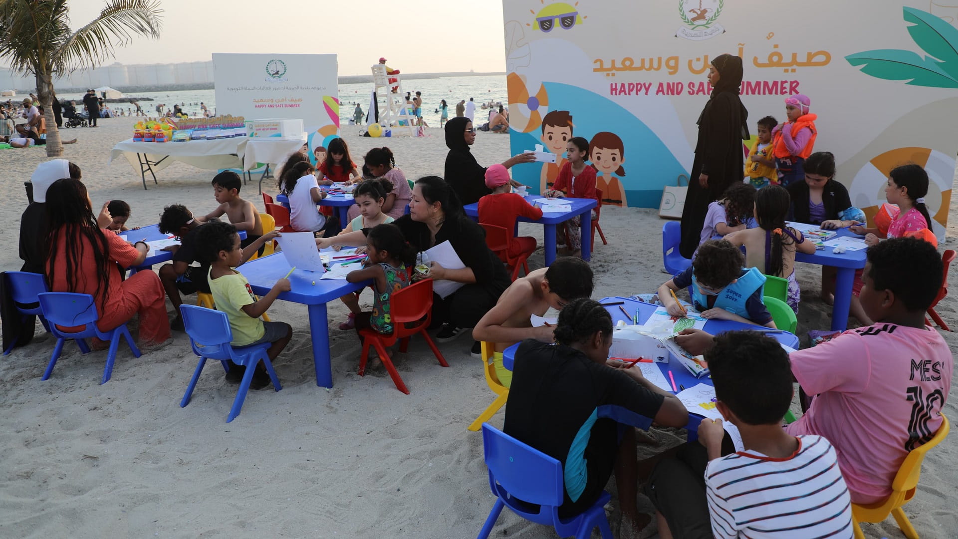 صورة بعنوان: لتعزيز السلامة.. بلدية الحمرية تواصل حملة "صيف آمن وسعيد"  