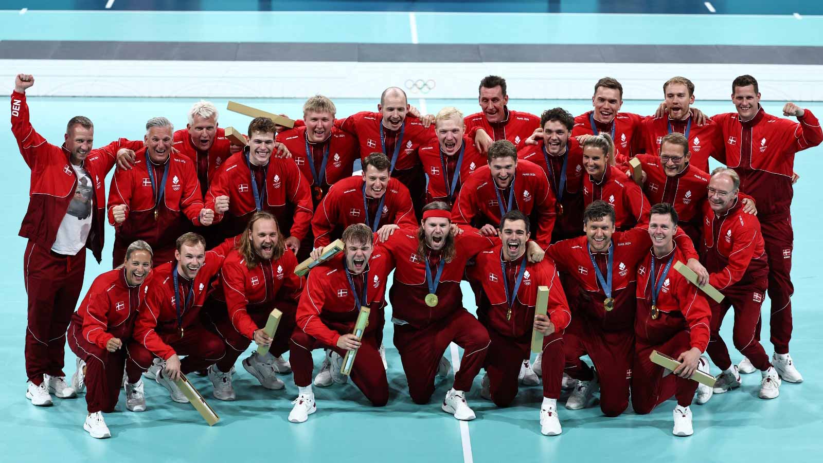 Image for the title: Denmark crush Germany for men's gold as Hansen retires on a high 