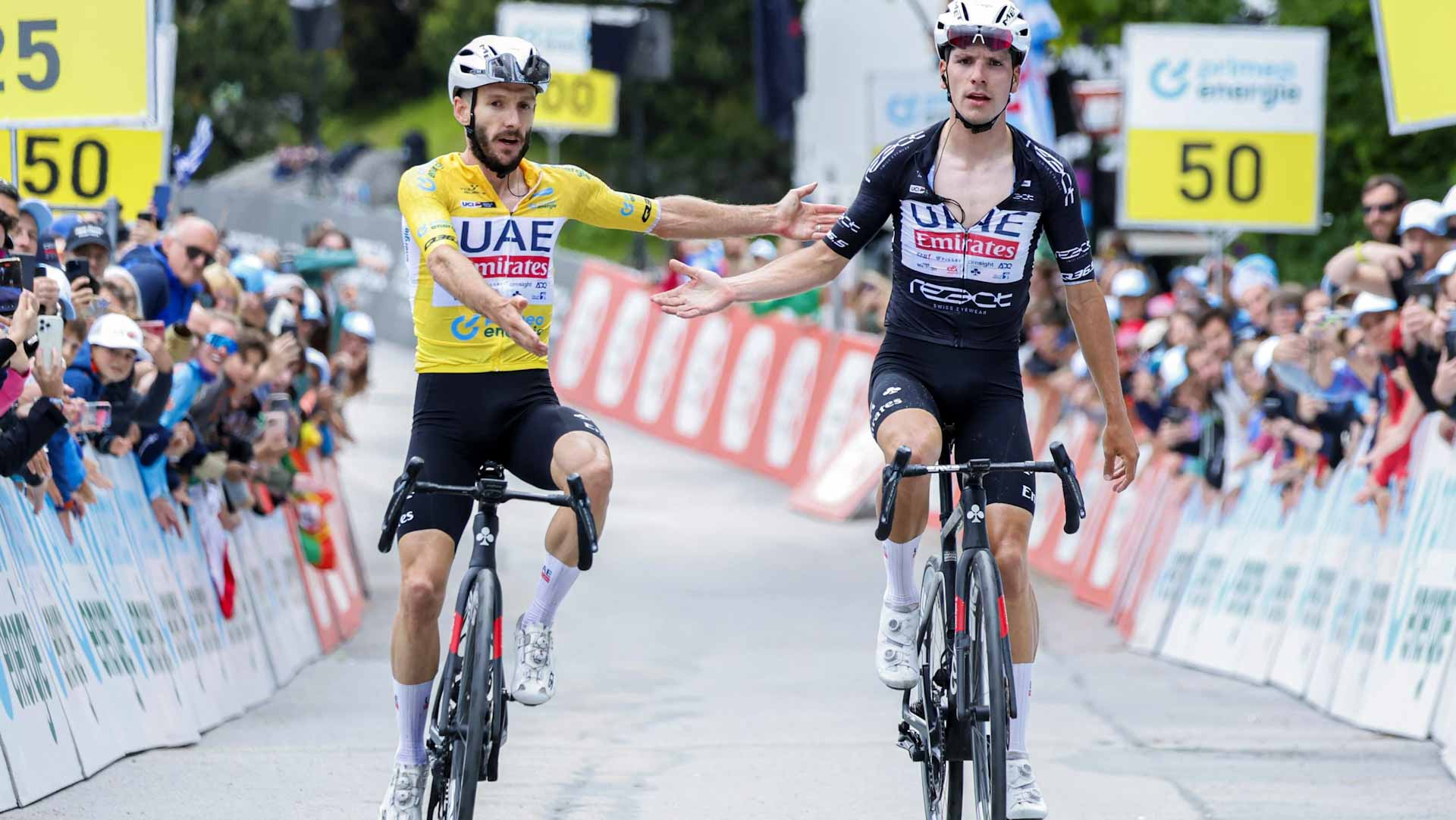 Image for the title: ‘Emirates’ set sights on historic triple crown in Vuelta a España 