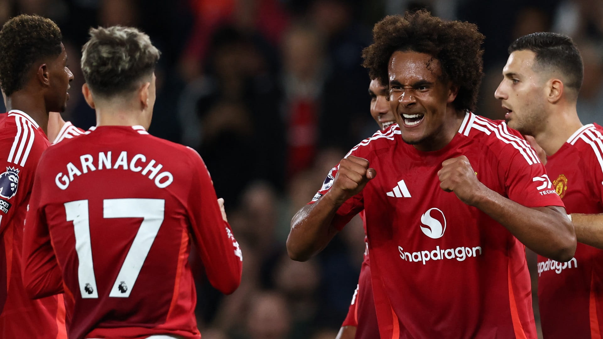 صورة بعنوان: زيركزي يقود مانشستر يونايتد للفوز على فولهام بالدوري الإنجليزي 