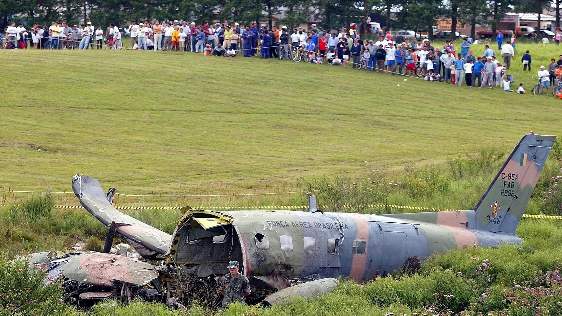 Image for the title: 5 killed in small plane crash in Brazil 