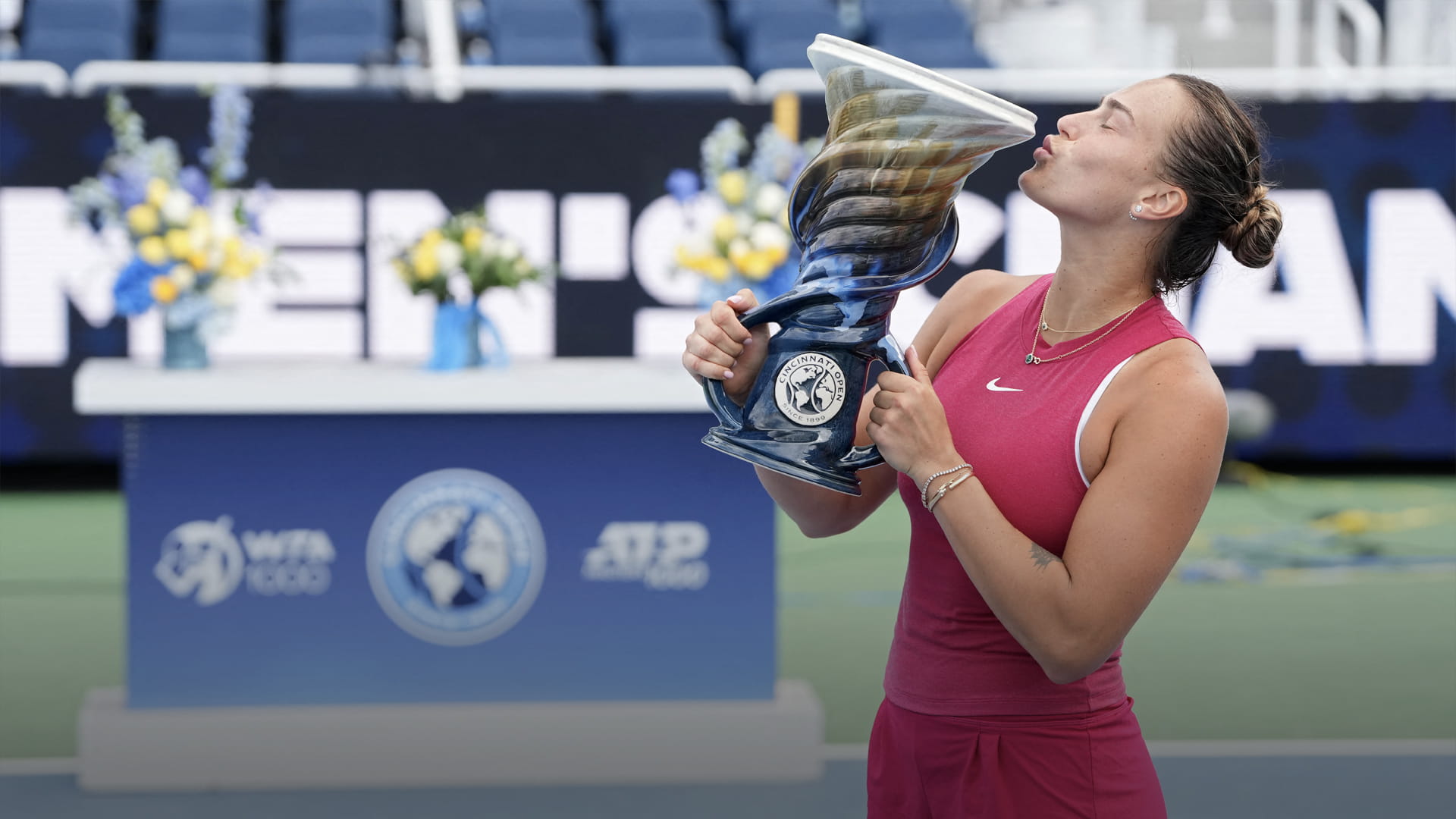 صورة بعنوان: البيلاروسية أرينا سابالينكا تتوج ببطولة سينسيناتي للتنس 