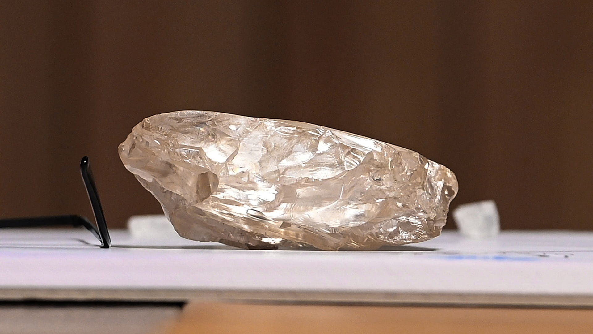Image for the title: World's second largest diamond found in Botswana 