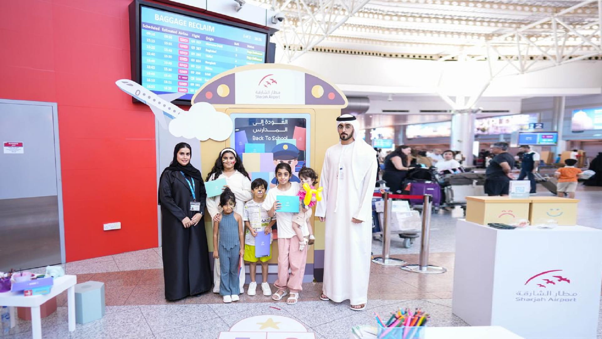 Image for the title: 'Back-to-School' event at Sharjah Airport successfully concluded 