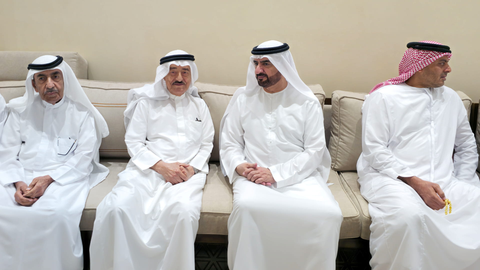 Image for the title: Abdullah bin Salem offers condolences Al Midfa family 