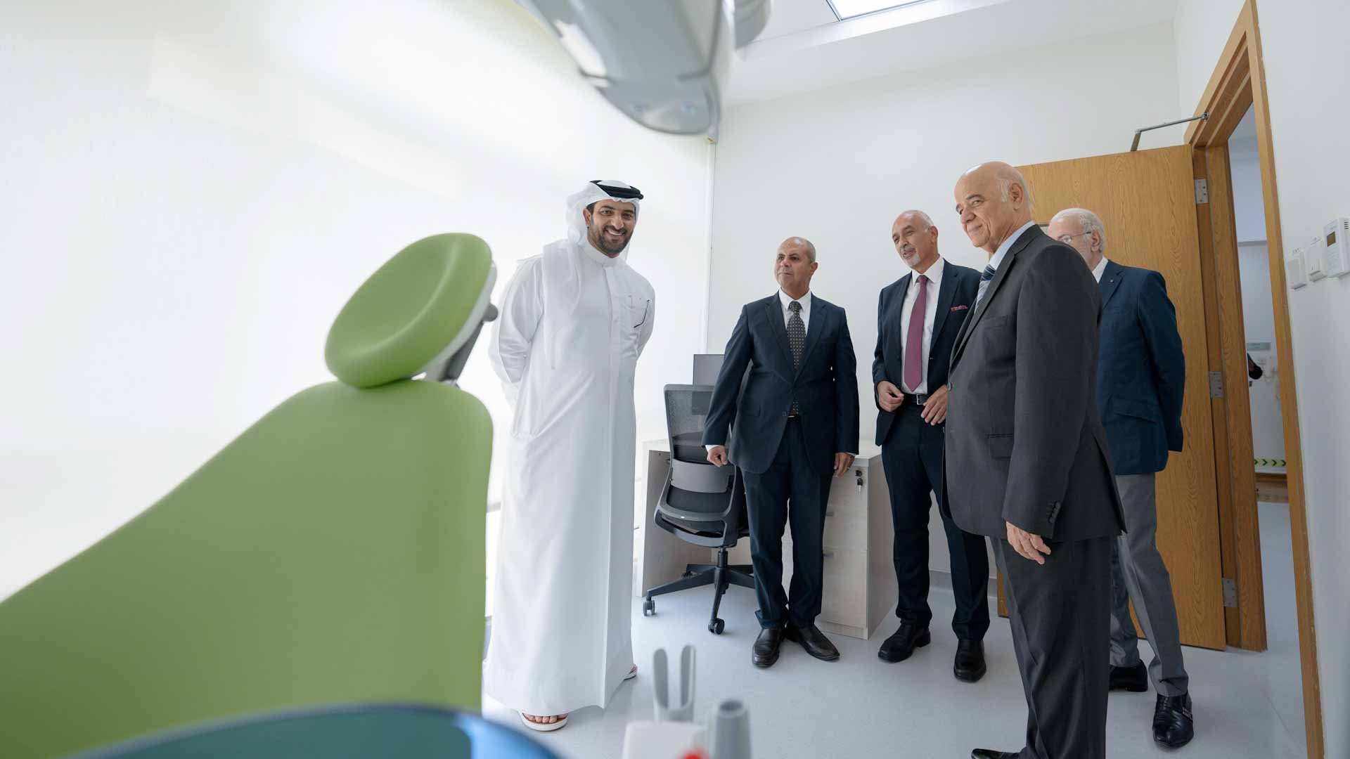 Image for the title: Sultan bin Ahmed opens dentistry clinics for Master’s students 