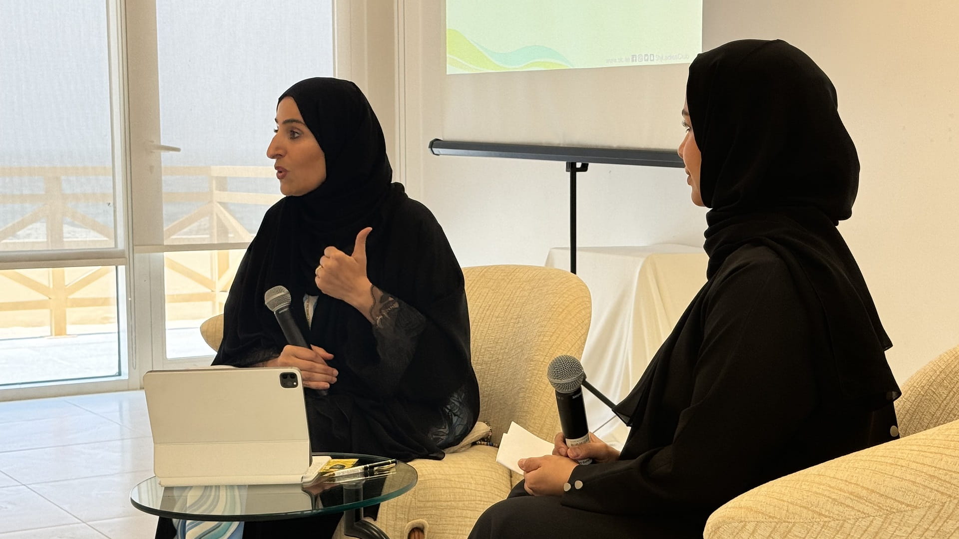 Najla Al Shamsi participates in SLC’s panel discussion 