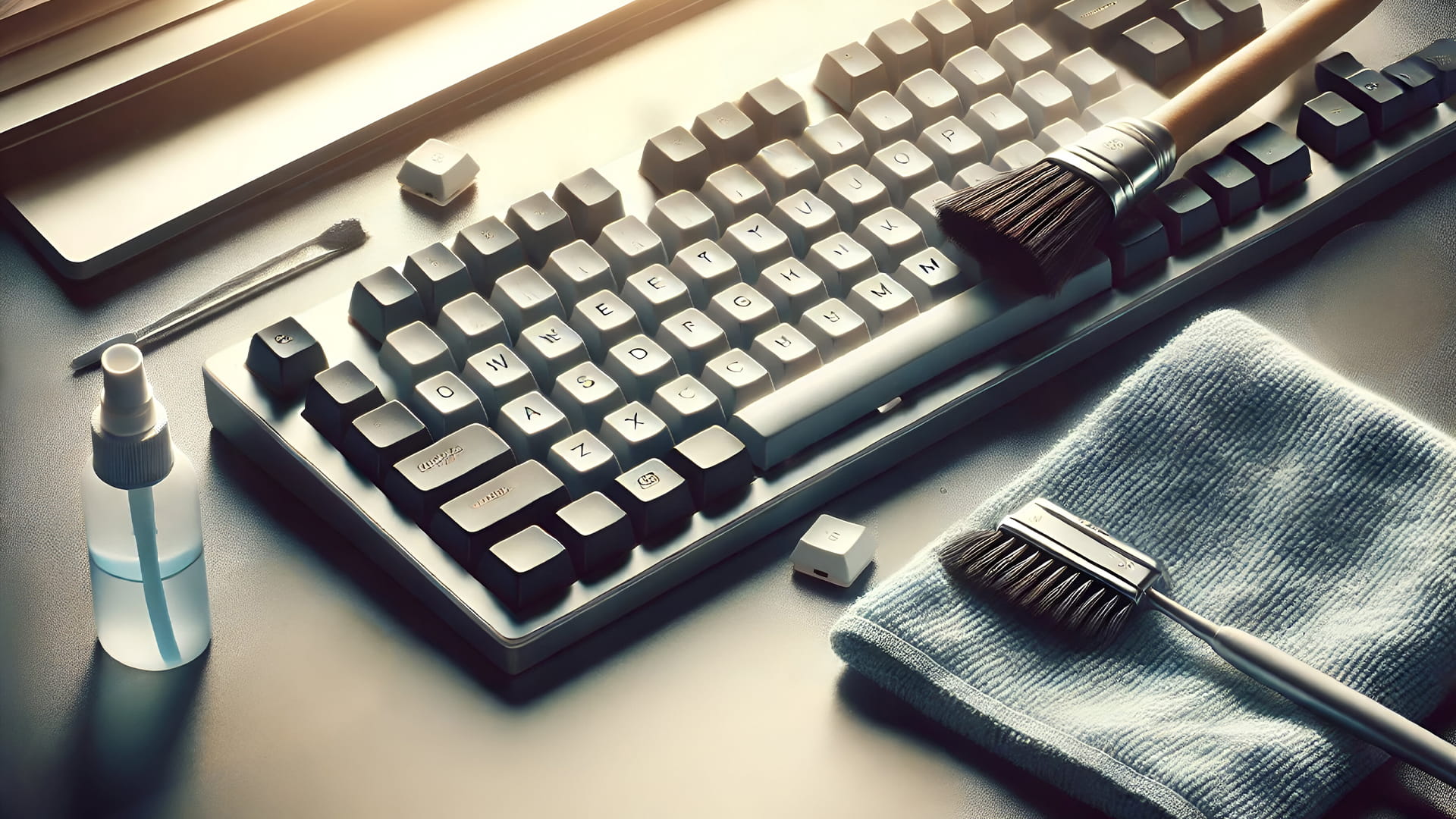 كيفية تنظيف الكيبورد من السوائل خطوة بخطوة 