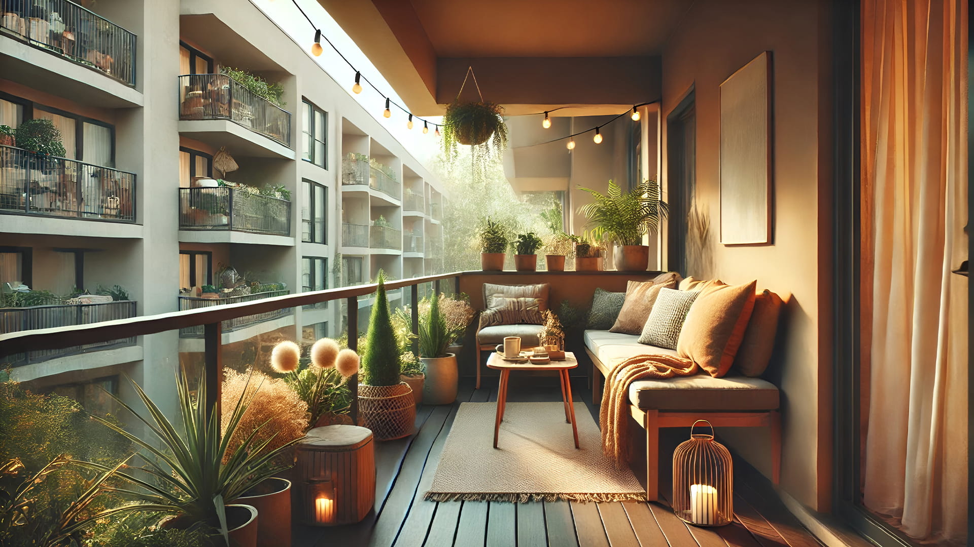 تزيين شرفة المنزل_ نصائح لتحويلها إلى مساحة مريحة وجميلة 