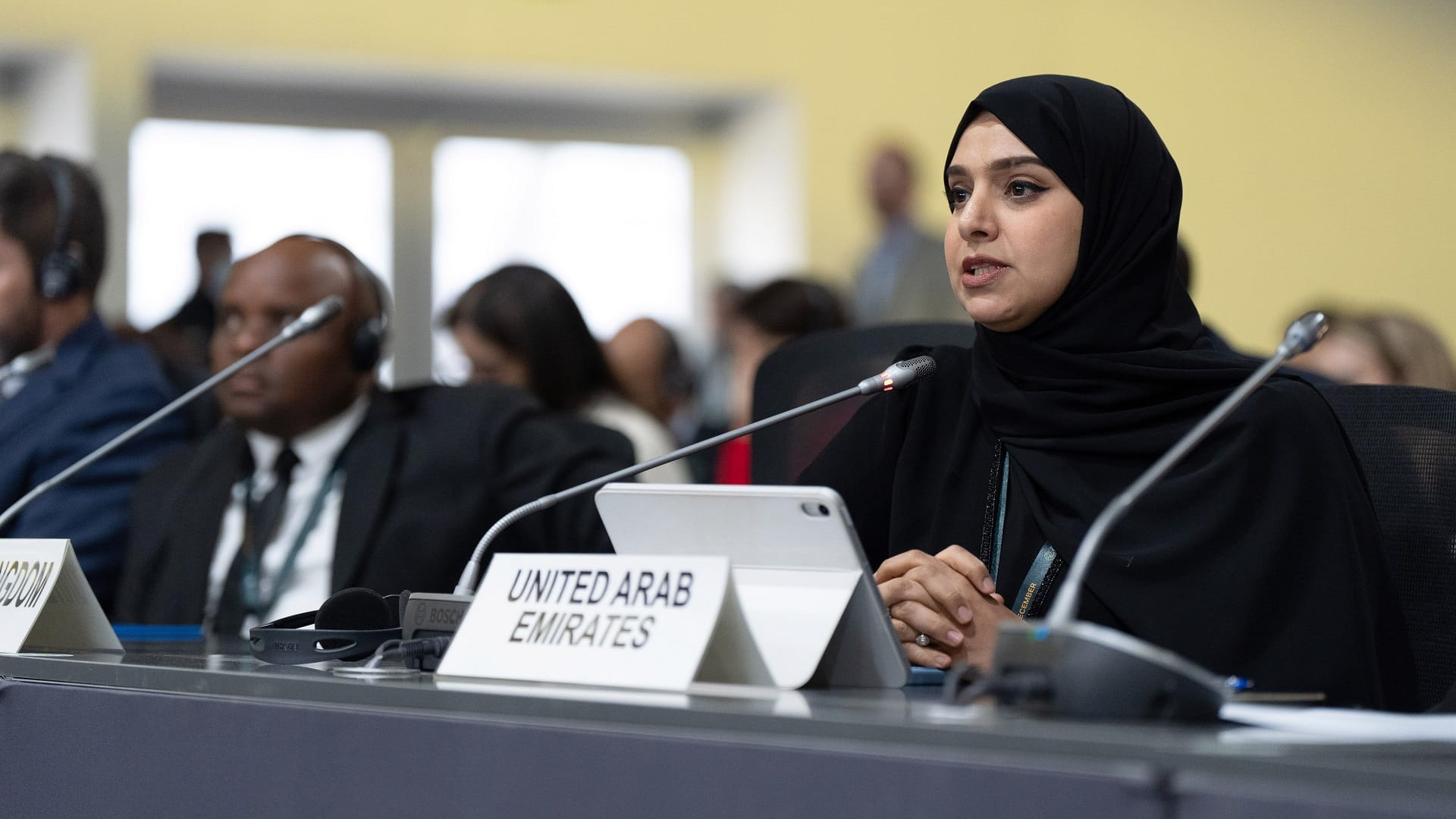 Al Dahak presents UAE’s plan for drought and security at COP16 