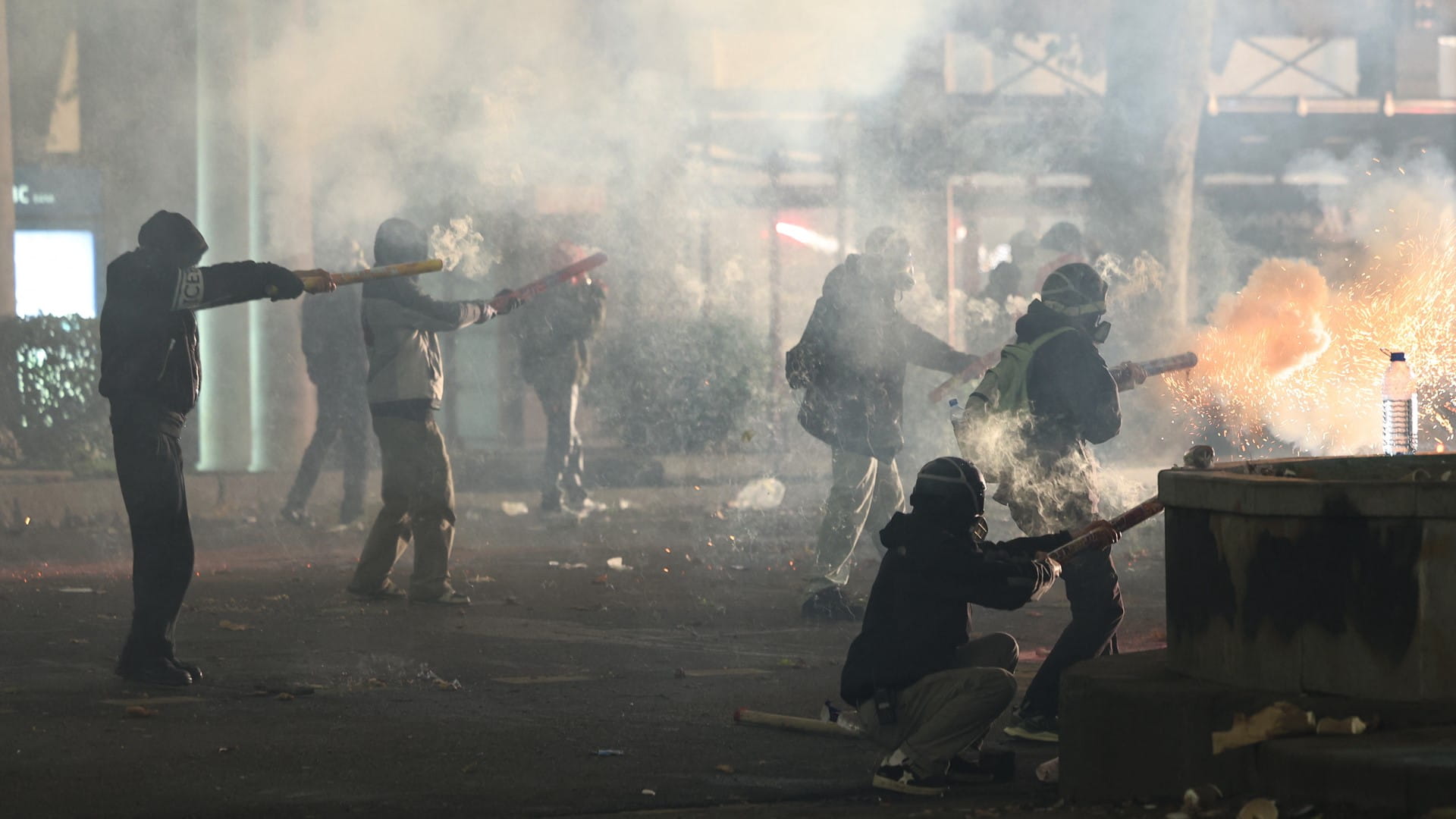 Georgia police use water cannon, tear gas at pro-EU protest