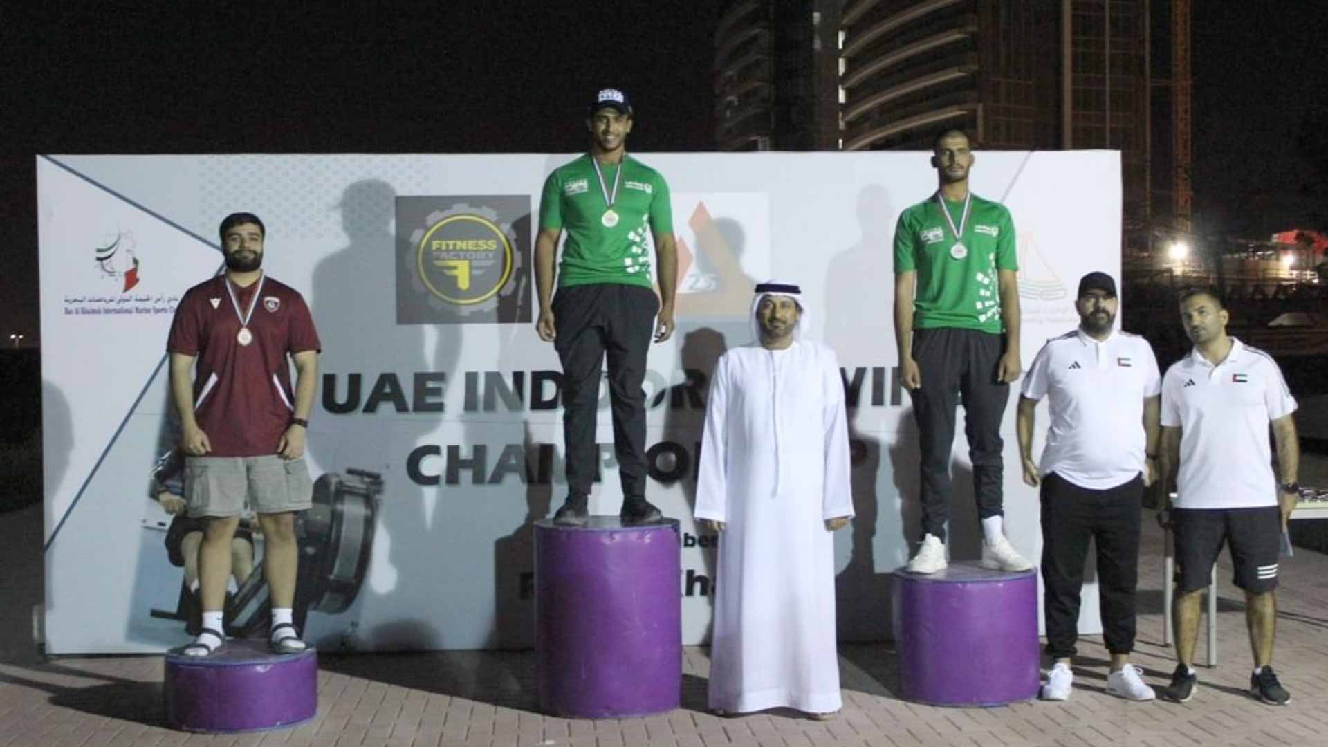 "الحمرية" يسيطر على المراكز الأولى في بطولة الإمارات للتجديف