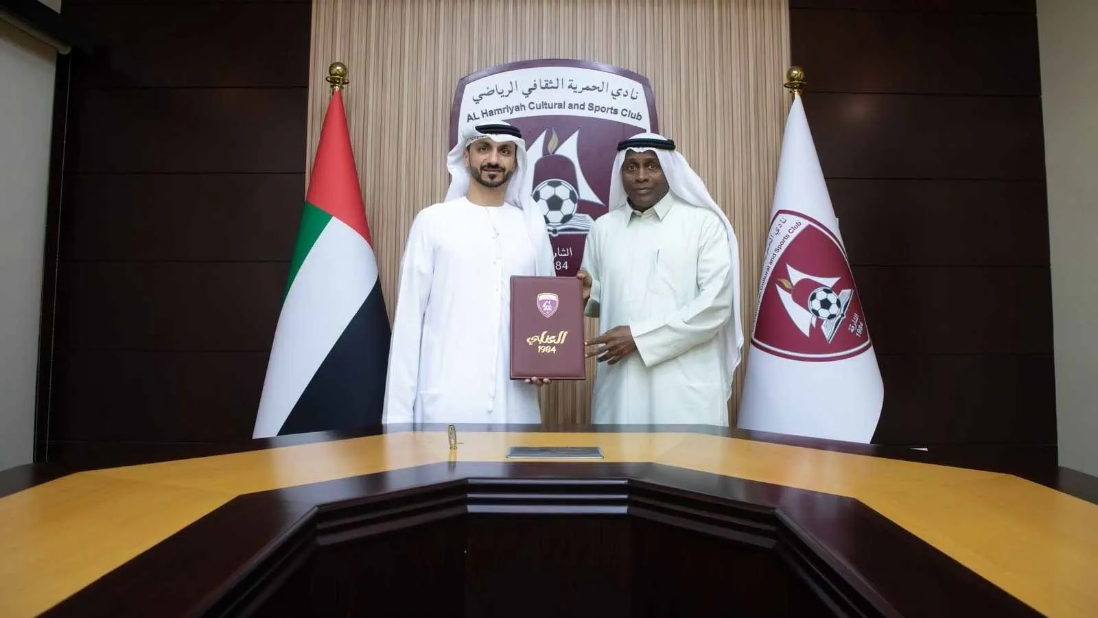 Image for the title: Eid Barout appointed as new coach for Al Hamriyah Club