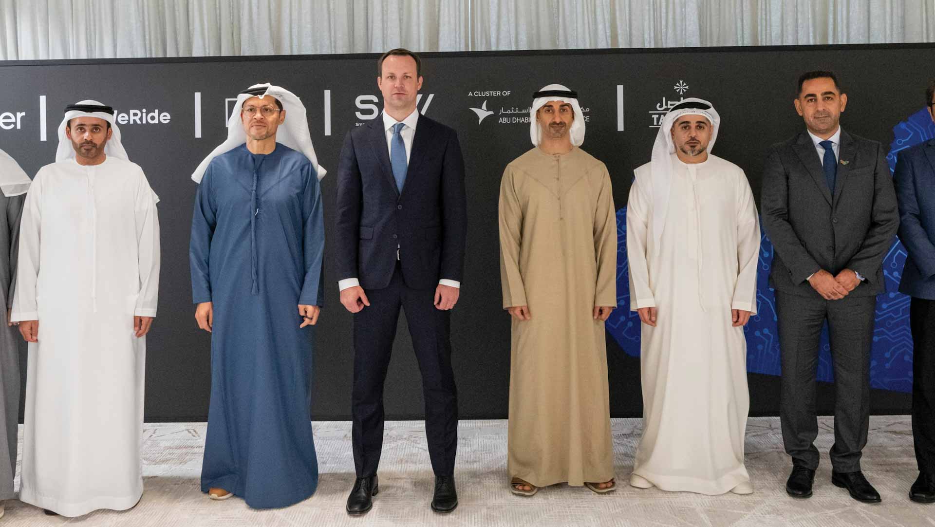 Image for the title: Hamdan bin Mohamed bin Zayed launches autonomous mobility service 