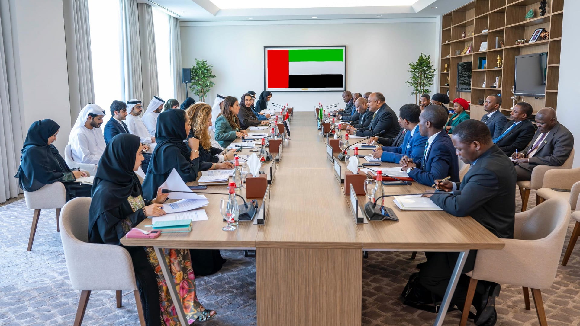 صورة بعنوان: الإمارات وتنزانيا تعززان التعاون الثنائي 