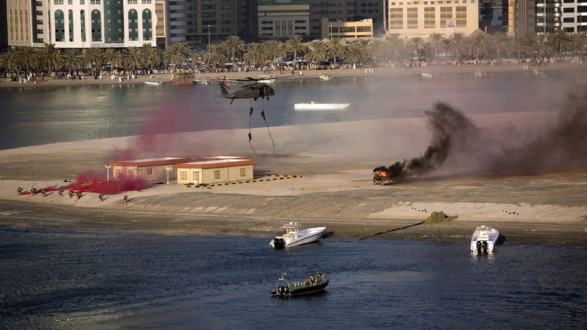 صورة بعنوان: "حصن الاتحاد" يستعرض قدرات "حماة الاتحاد" 