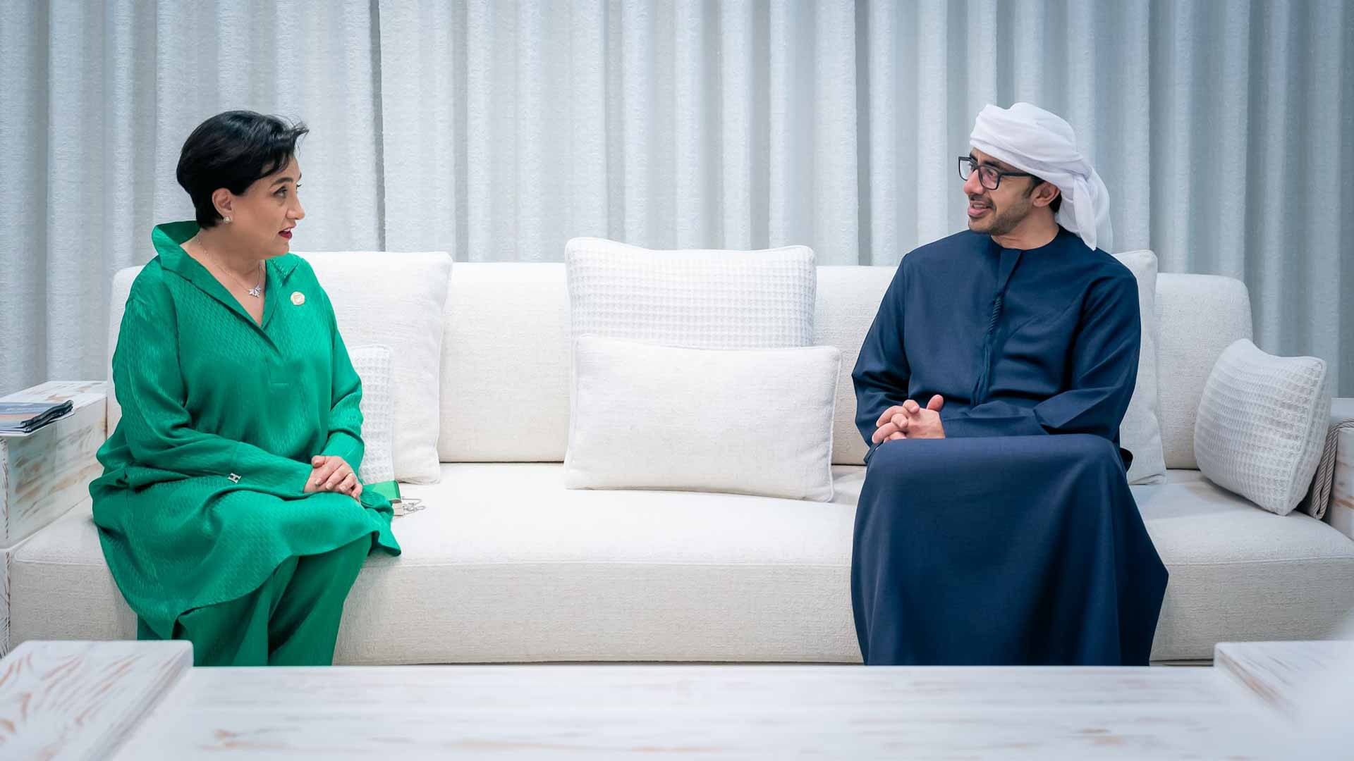 Abdullah bin Zayed, Ecuador FM discuss enhancing bilateral ties