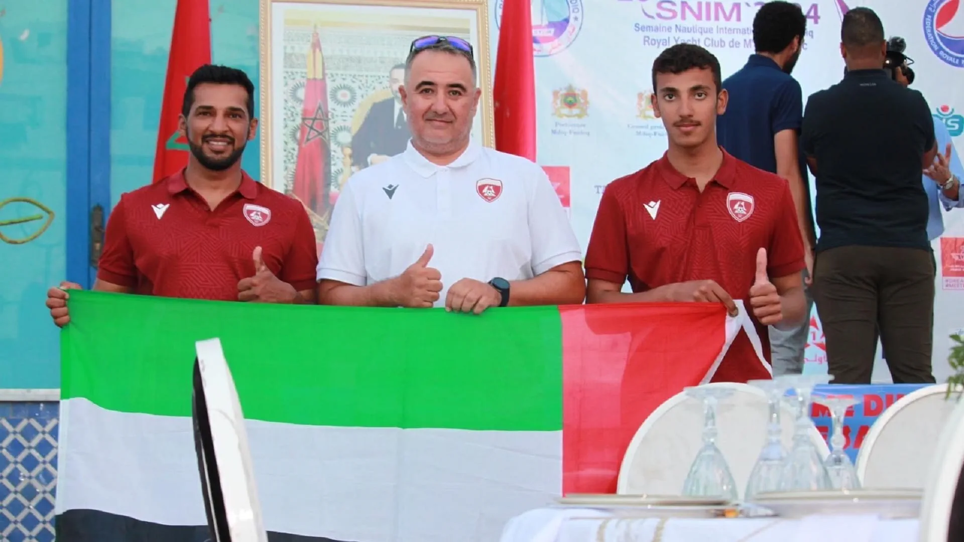 Image for the title: Al Hamriyah sailing team participates in Bahrain's championship 