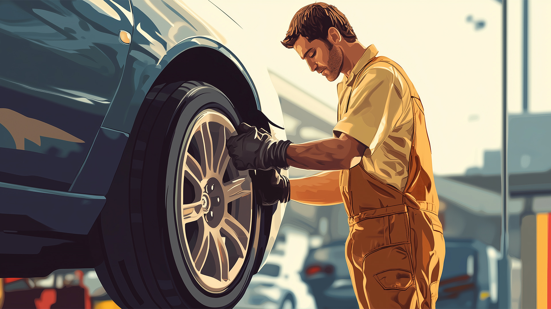 الطريقة الصحيحة لتغيير إطارات السيارة 