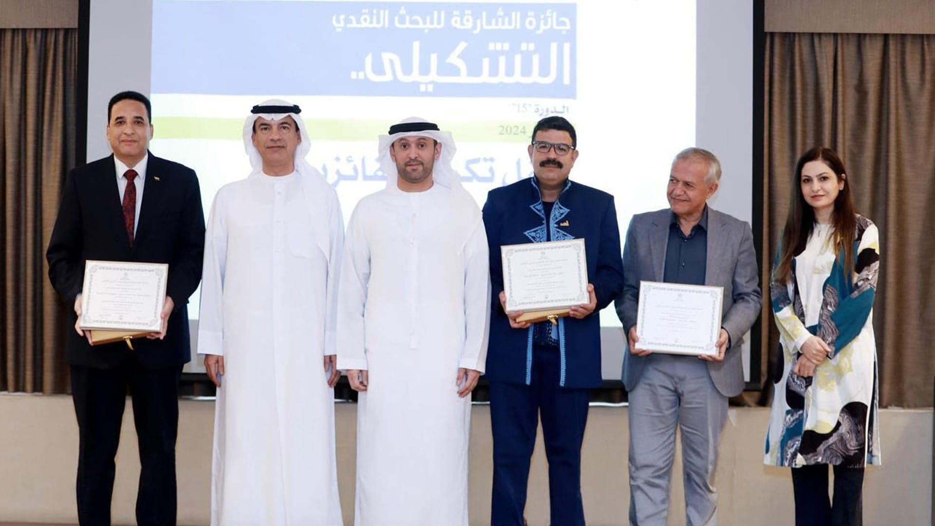 DoC honors Sharjah Award for Fine Arts Critical Research winners 