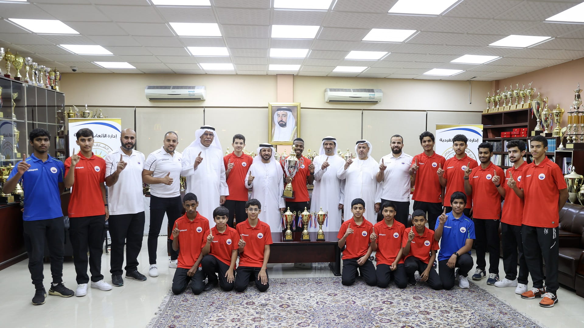 الألعاب الفردية بنادي الشارقة تستقبل فريق الدراجات 