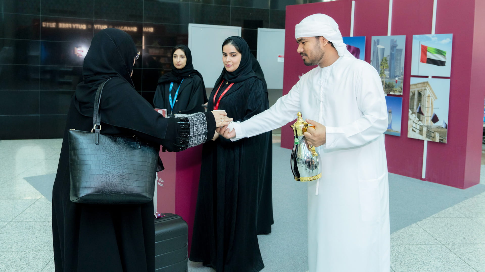 Sharjah Airport celebrates Qatar National Day