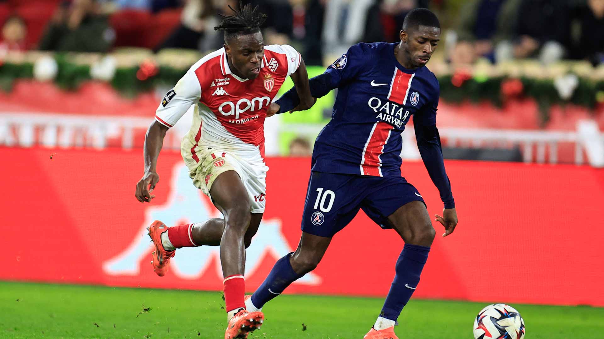 Dembele scores twice as PSG Storm back to beat Monaco 4-2 