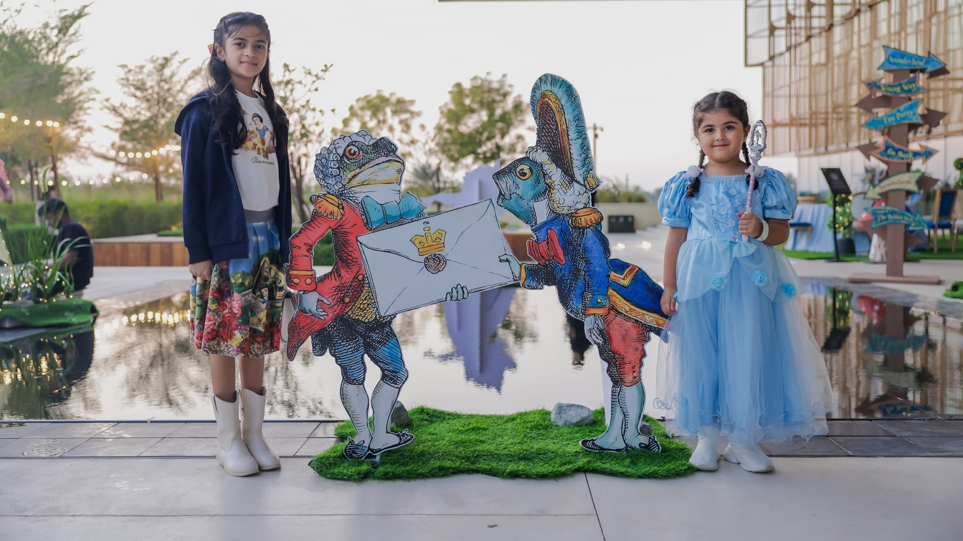 "بيت الحكمة" يحول الشتاء إلى قصة خيالية من خلال "الحدائق السحرية" 