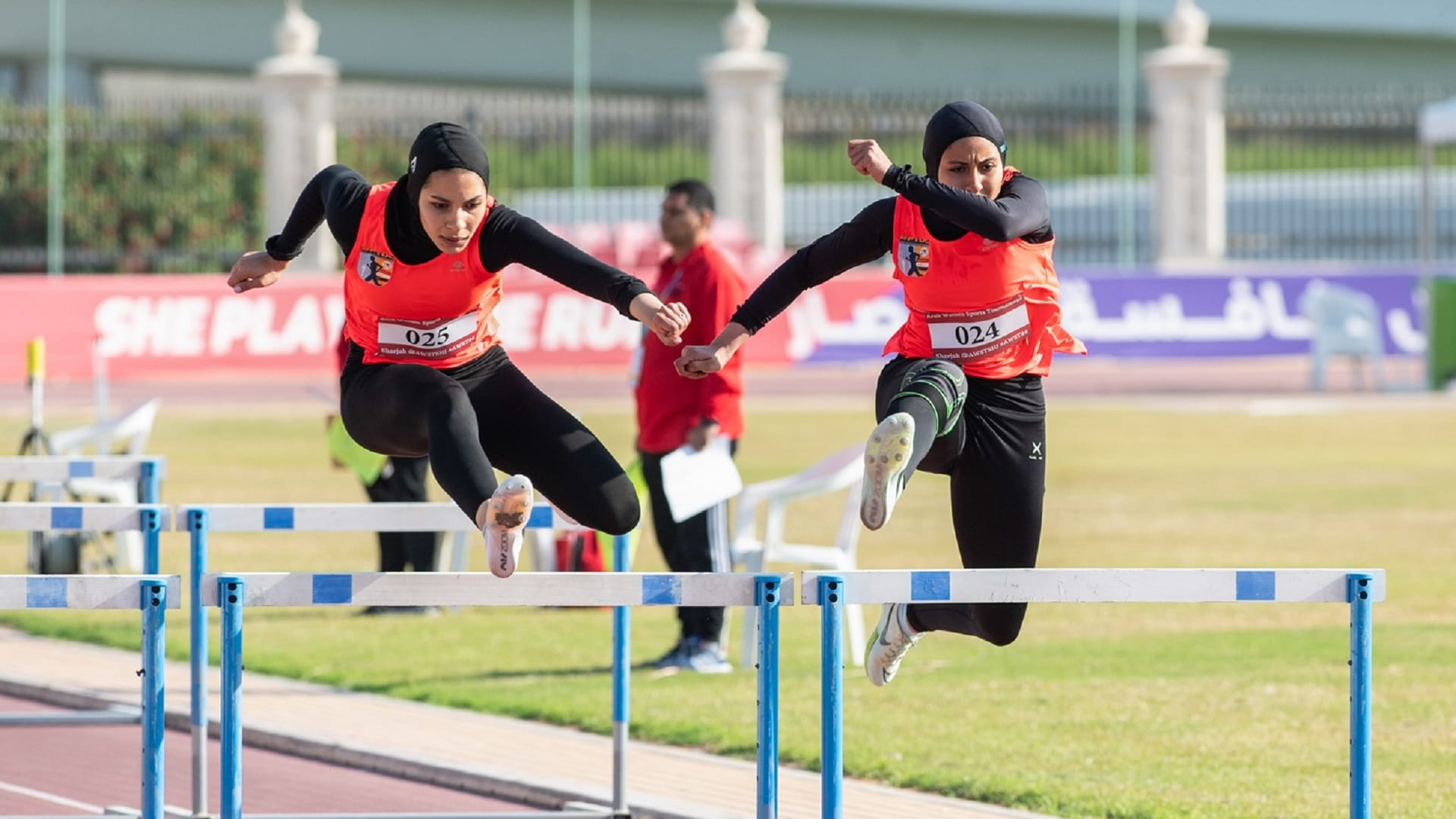 صورة بعنوان: سيدات البحرين يتصدرن اليوم الأول من أم الألعاب في عربية السيدات 