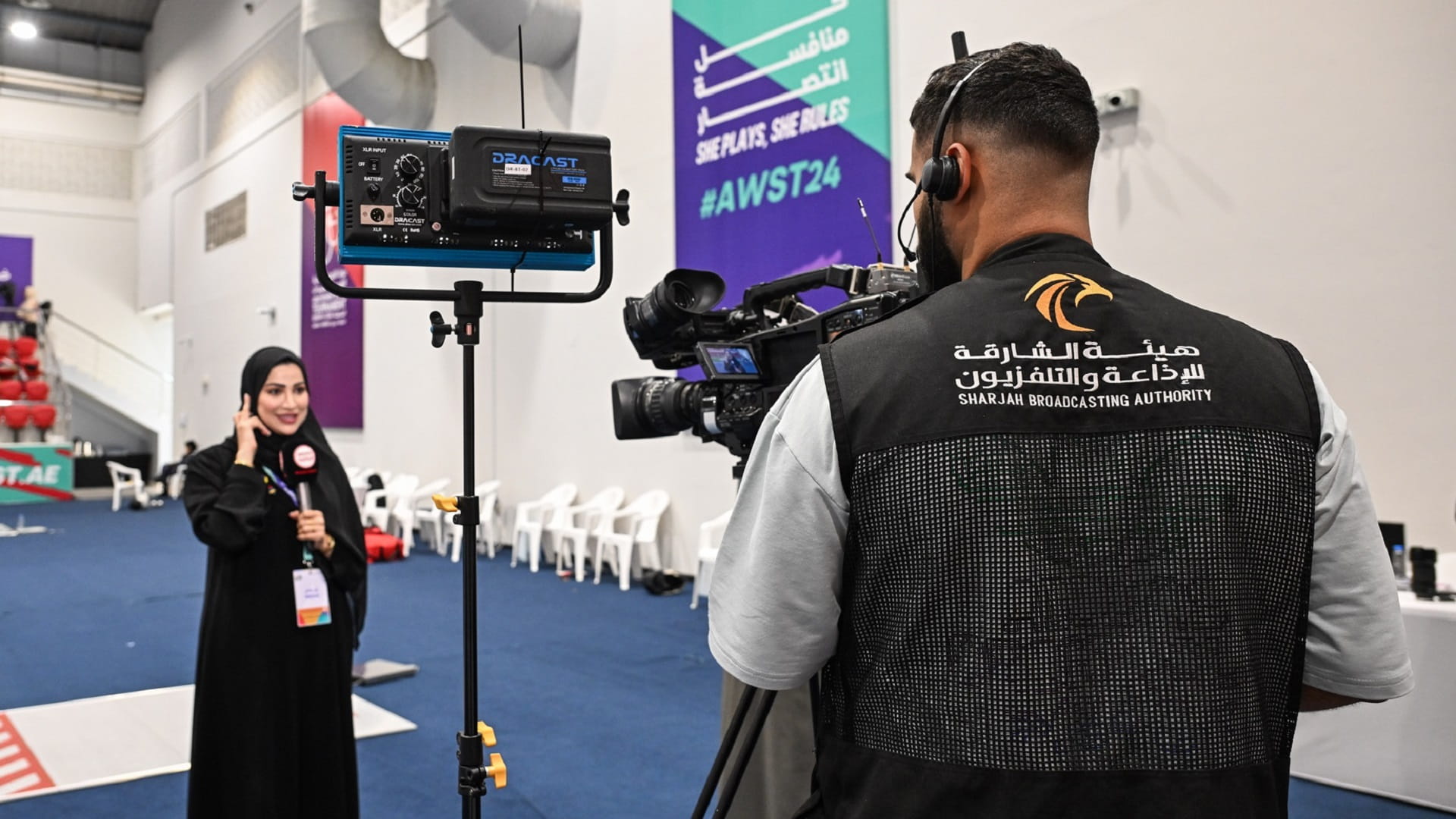 صورة بعنوان: هيئة الشارقة للإذاعة والتلفزيون تقدم تغطية شاملة لـ"عربية السيدات" 