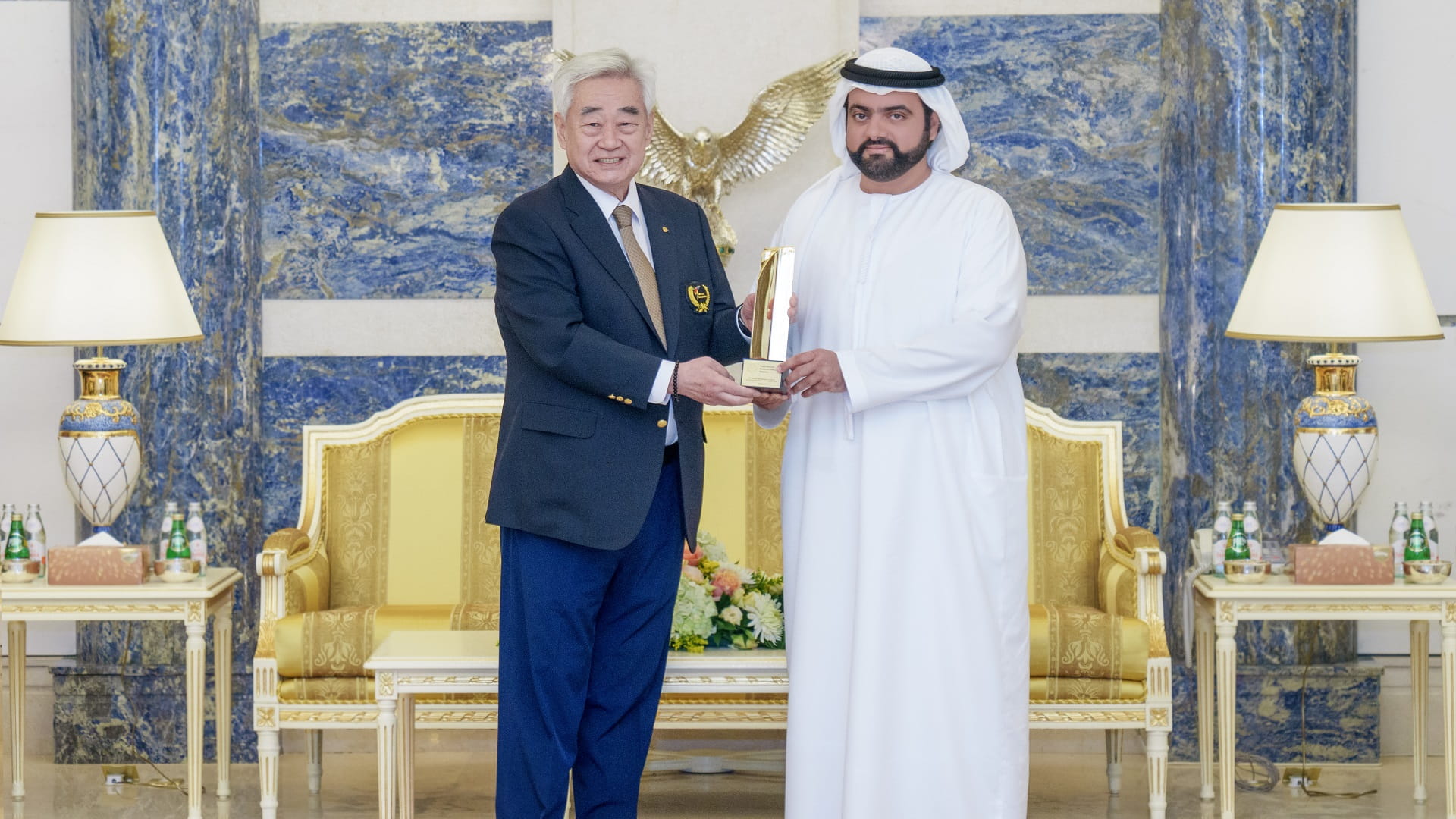 Image for the title: Fujairah CP named 2023 Humanitarian Personality by WTF 
