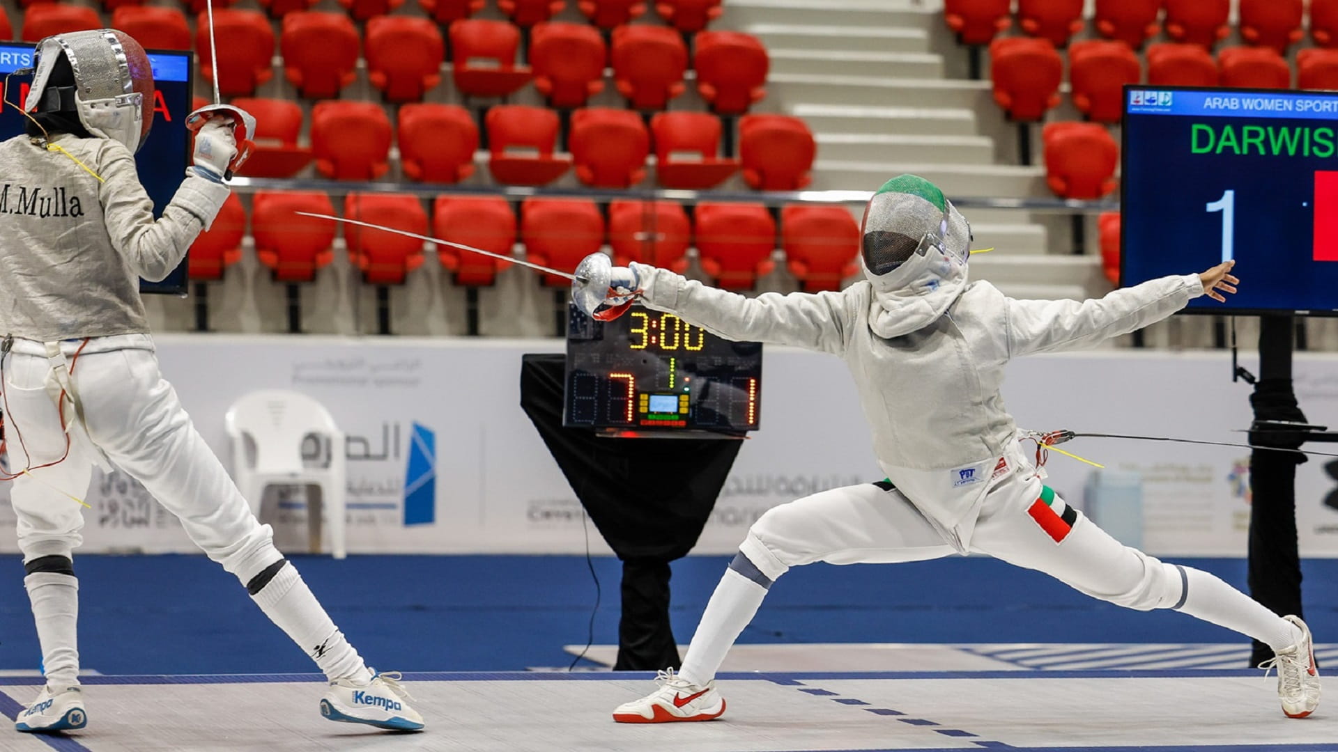 Image for the title: UAE fencers strike gold and silver in AWST 2024 