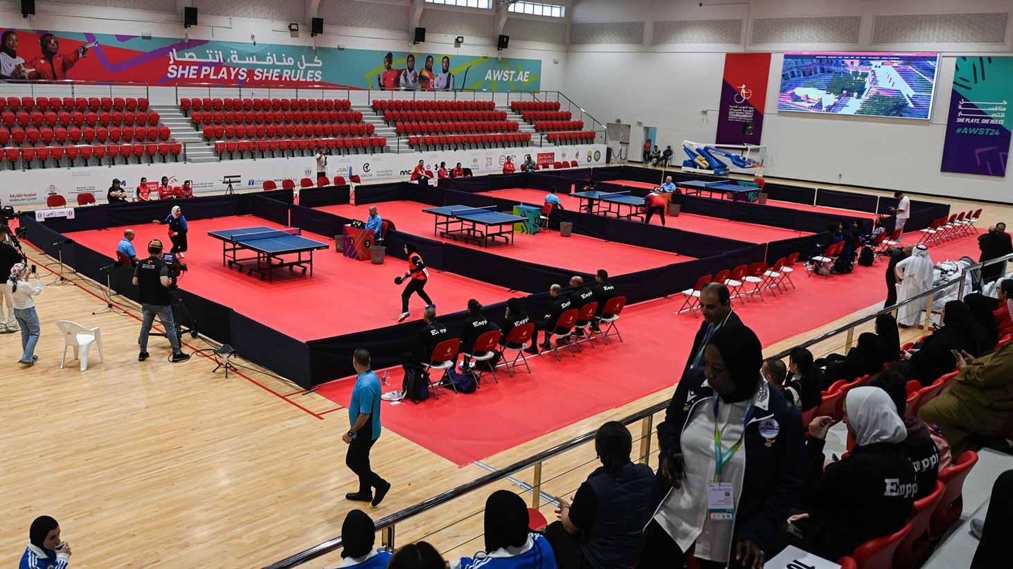 صورة بعنوان: بداية قوية لأندية "إنبي"و"الفتاة"و"عالي" في طاولة "عربية السيدات" 