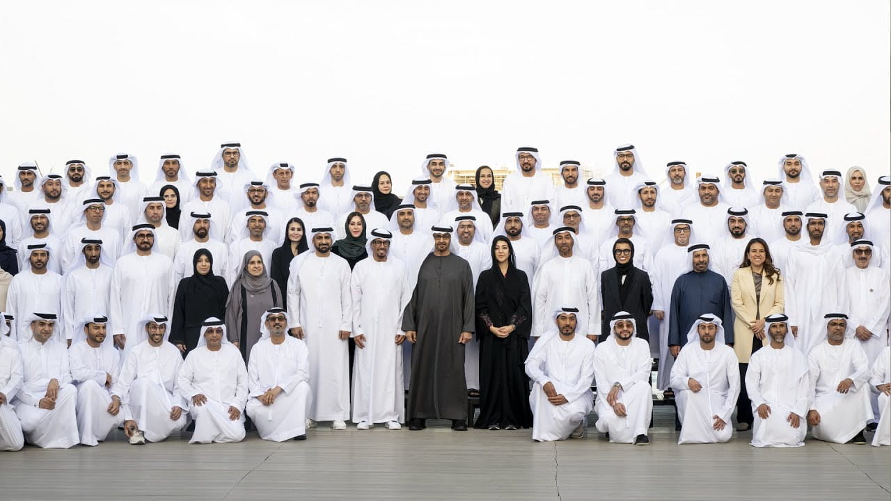 Image for the title: UAE Pres. receives ambs., representatives of overseas missions 