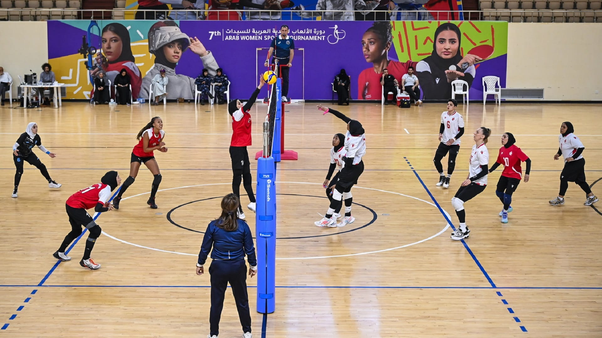 Image for the title: Kuwaiti Salwa Alsabah tops Group B in AWST Volleyball tournament 