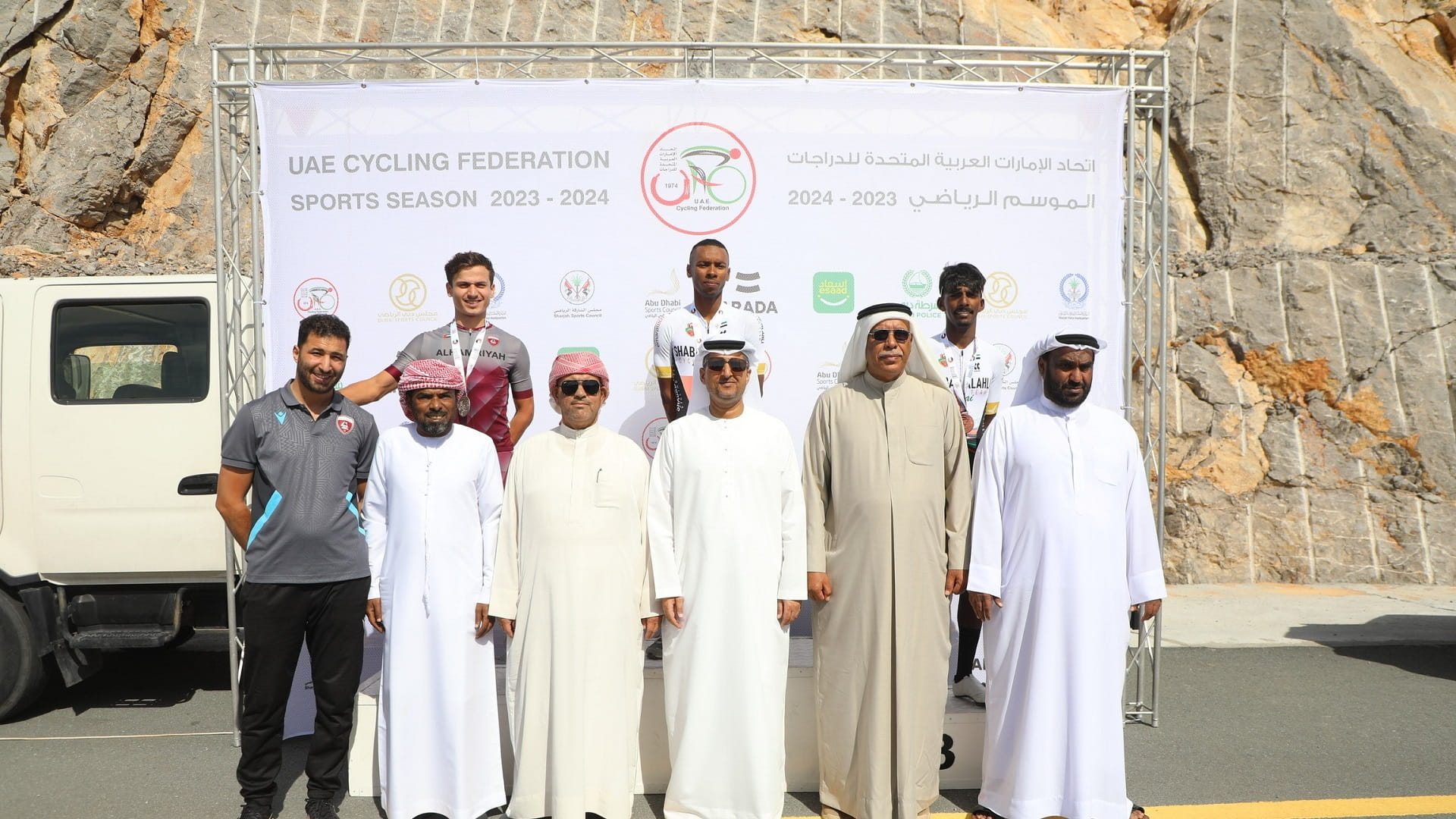 صورة بعنوان: دراج فريق الحمرية كرم التناري يحل ثانياً ضمن سباق دوري الإمارات 