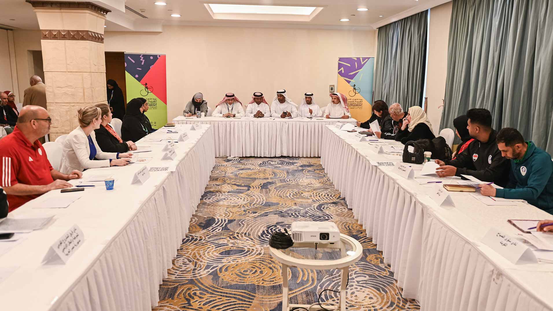 صورة بعنوان: 104عداءات في انطلاقة "أم الألعاب" في "عربية السيدات 2024" 