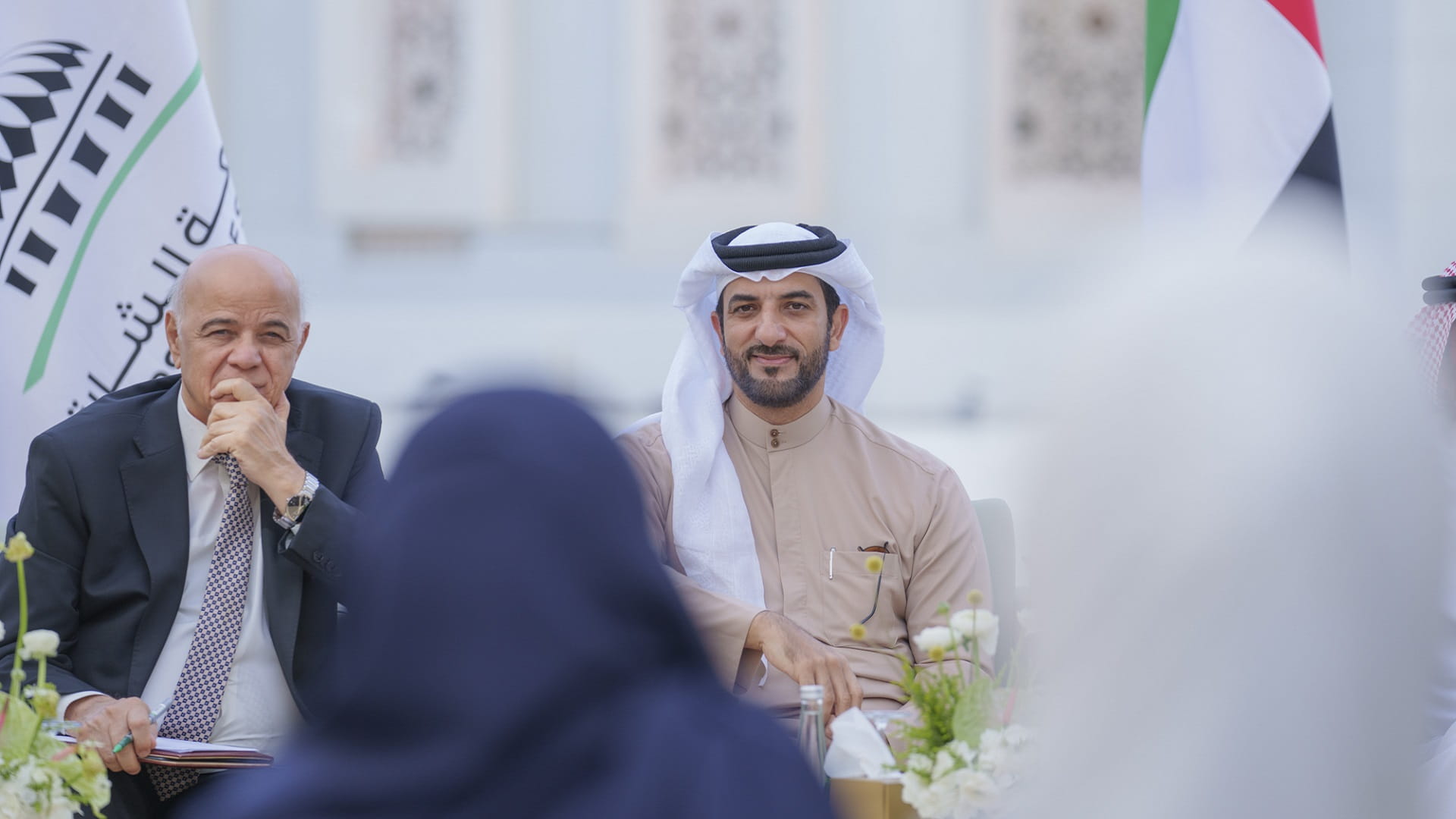 Image for the title: Sultan bin Ahmed meets UOS’s Emirati faculty members 