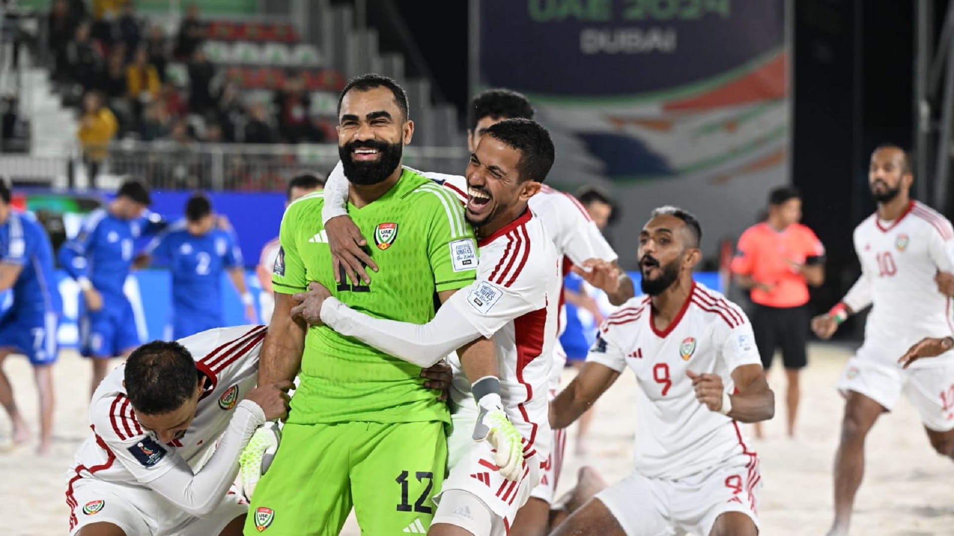 صورة بعنوان: مونديال الشاطئية: منتخبنا الوطني يفوز على نظيره الإيطالي 