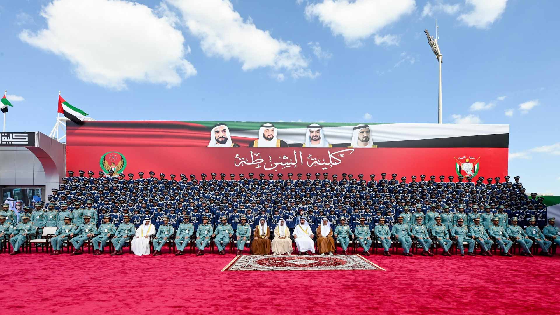 Image for the title: Saif bin Zayed witnesses graduation ceremony at Police College 
