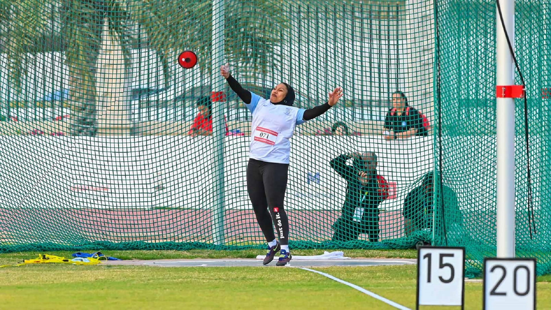 Image for the title: Five coloured medals propel Bahrain to the forefront of AWST 