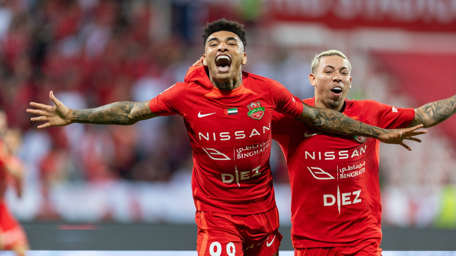 صورة بعنوان: شباب الأهلي يتأهل إلى ربع نهائي كأس رئيس الدولة 