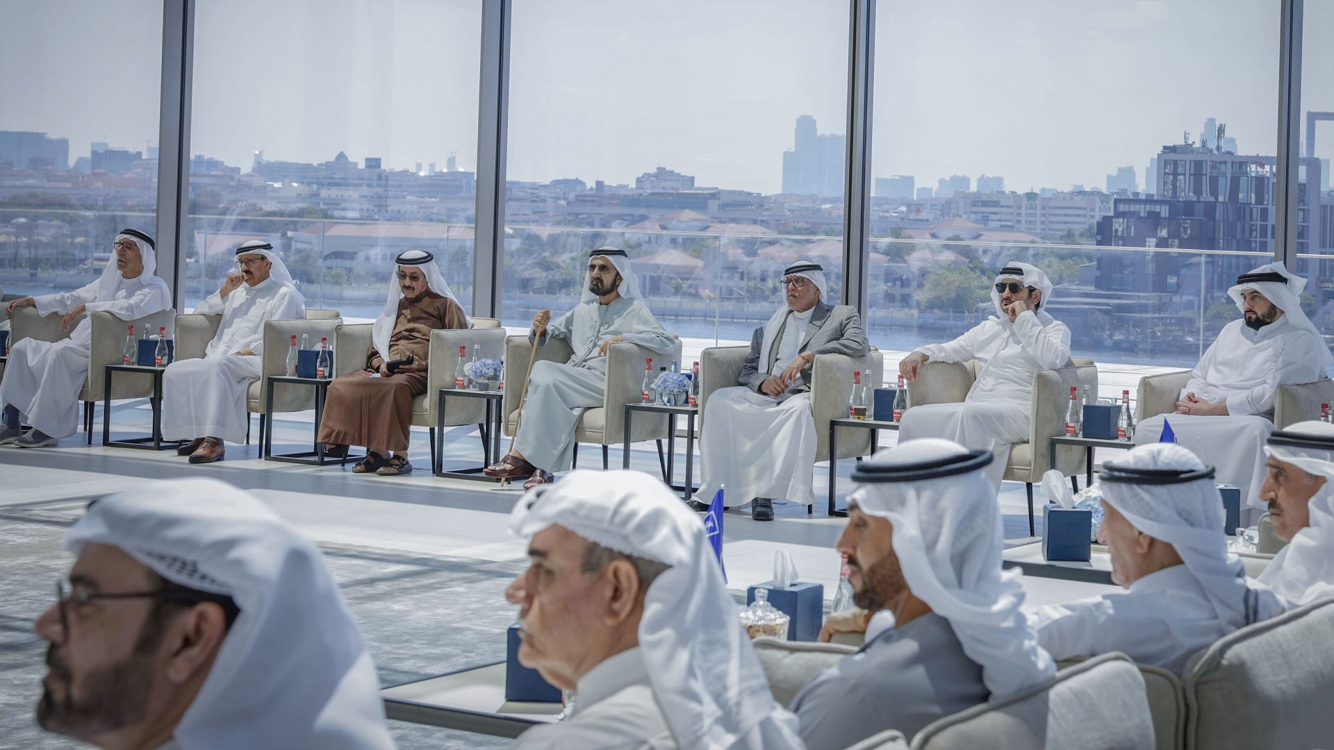 صورة بعنوان: محمد بن راشد يشهد احتفالية بنك الإمارات دبي الوطني 