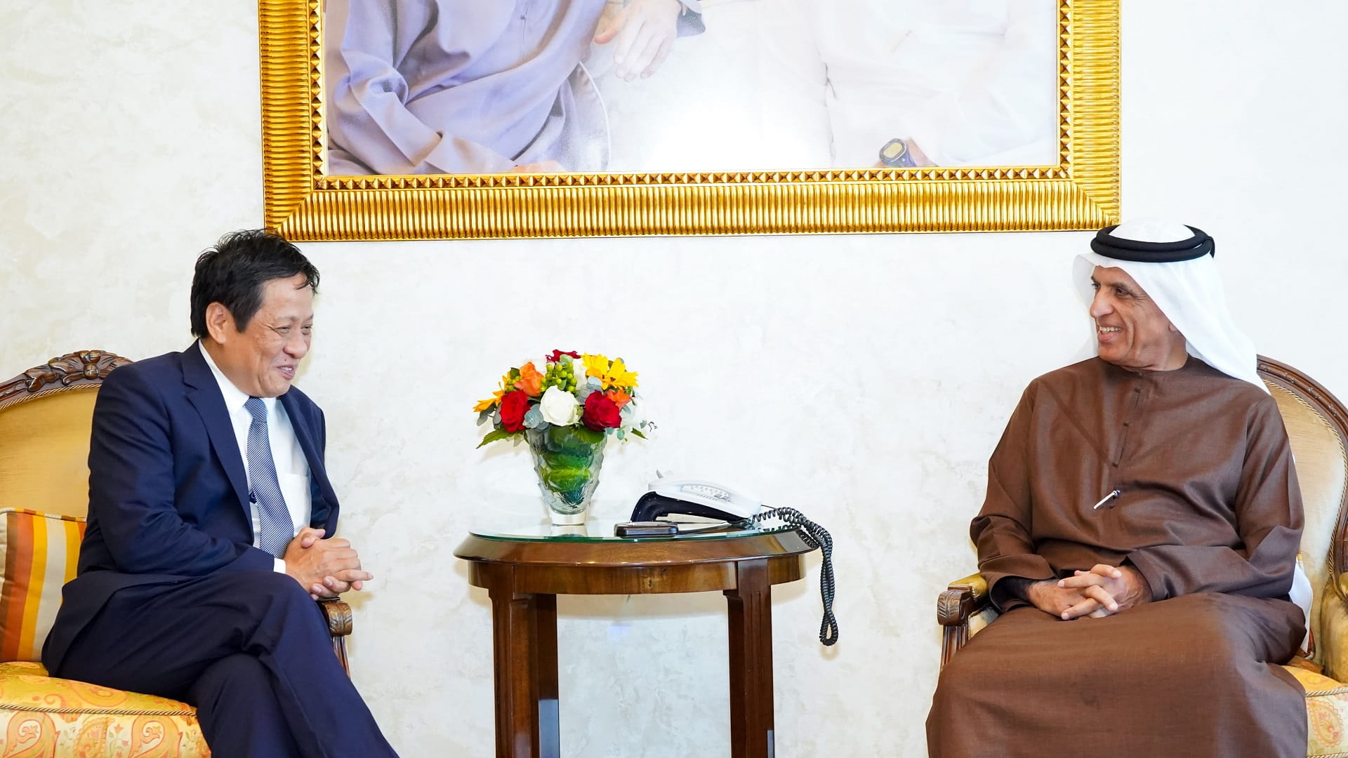 Image for the title: Ras Al Khaimah Ruler receives Vietnamese ambassador 