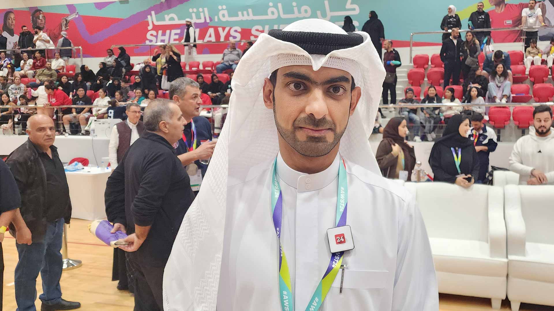 Image for the title: Khaled Al Qasimi announces AWST 2024's conclusion 