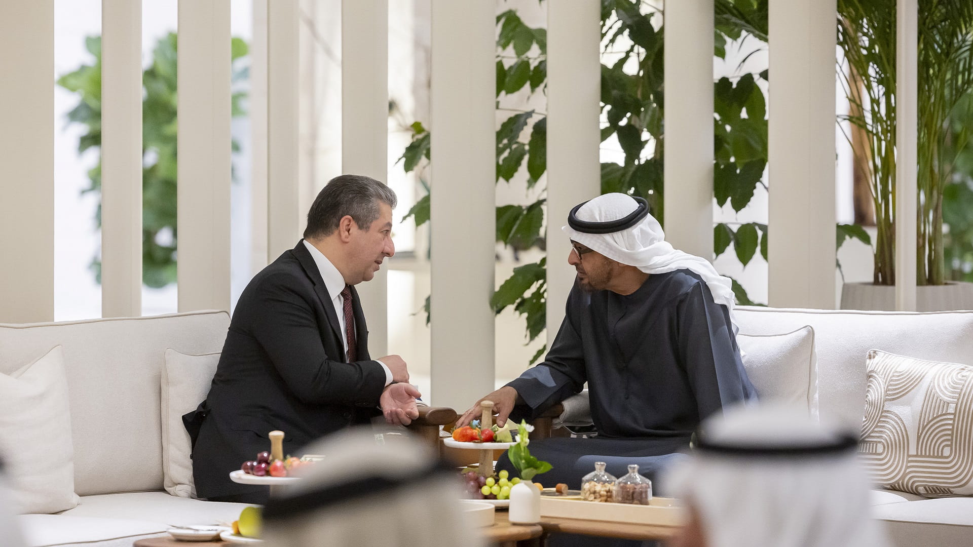 Image for the title: UAE President receives Prime Minister of Kurdistan Region of Iraq 