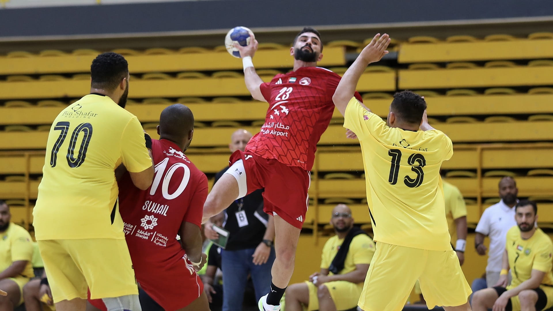 Image for the title: Handball League: Sharjah wins against Al Wasl 